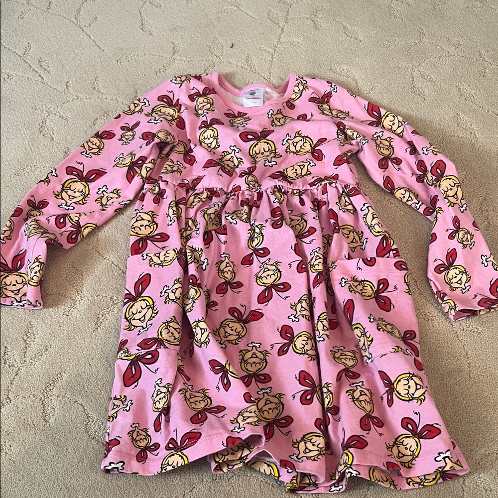 Hanna Andersson Cindy Lou Who Long Sleeve Dress 8